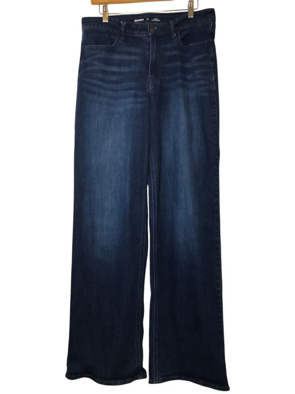 Old Navy High-Rise Wow Wide Leg 12Tall dark wash Minimalist Stretch